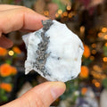 Ravenstone Crystals Silver in Calcite "Penny"
