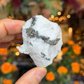 Ravenstone Crystals Silver in Calcite "Penny"