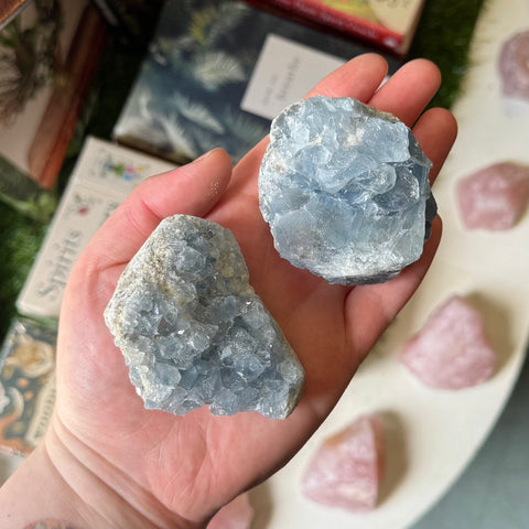Ravenstone Crystals Size 1 Celestite