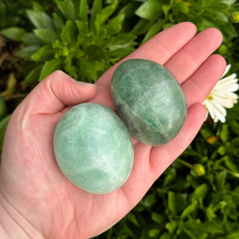 Ravenstone Crystals Size 1 Fluorite Palm Stone