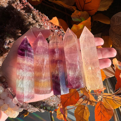 Ravenstone Crystals Size 1 Fluorite Point