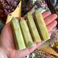 Ravenstone Crystals Size 1 Green Opal Point