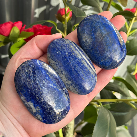 Ravenstone Crystals Size 1 Lapis Lazuli Palm Stone