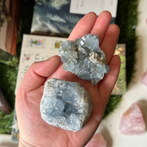 Ravenstone Crystals Size 2 Celestite
