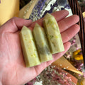 Ravenstone Crystals Size 2 Green Opal Point