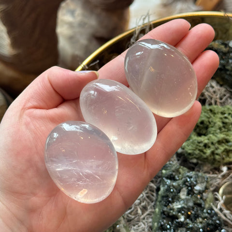 Ravenstone Crystals Size 2 Quartz Palm Stone