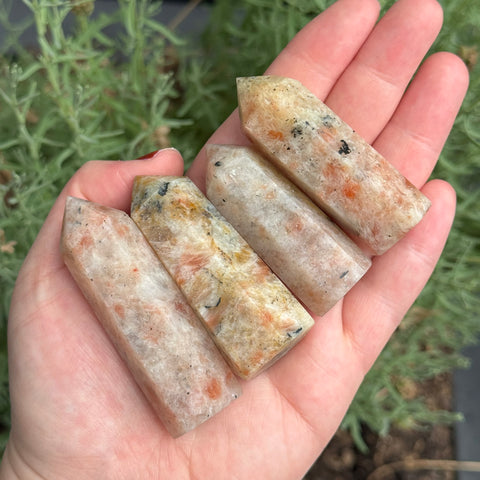 Ravenstone Crystals Size 2 Sunstone Point