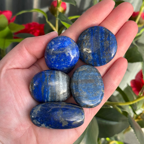Ravenstone Crystals Size 3 Lapis Lazuli Palm Stone