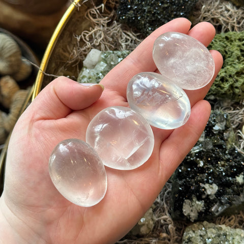 Ravenstone Crystals Size 3 Quartz Palm Stone