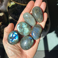 Ravenstone Crystals Small Labradorite Palm Stone