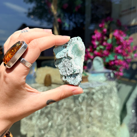 Ravenstone Crystals Smithsonite | Chrysocolla "Ann"