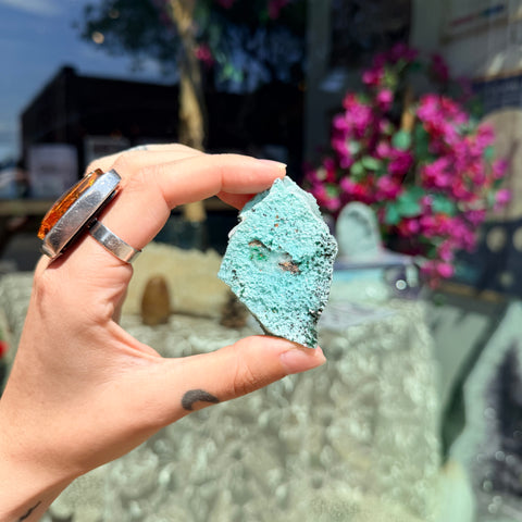 Ravenstone Crystals Smithsonite | Chrysocolla "Jerry"