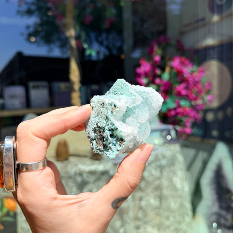 Ravenstone Crystals Smithsonite | Chrysocolla "Lola"