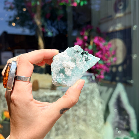 Ravenstone Crystals Smithsonite | Chrysocolla "Nina"