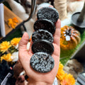 Ravenstone Crystals Snowflake Obsidian Worry Stone | Thumb Stone