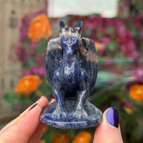 Ravenstone Crystals Sodalite Dragon "Brianna"