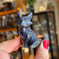 Ravenstone Crystals Sodalite Fox "Ernie"