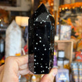 Ravenstone Crystals Stardust Obsidian "Dallas"