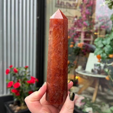 Ravenstone Crystals Strawberry Quartz "Damaris"