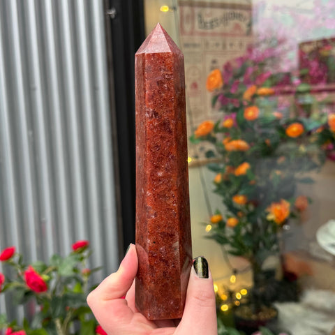 Ravenstone Crystals Strawberry Quartz "Frankie"