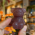 Ravenstone Crystals Strawberry Quartz Teddy Bear "Jim"