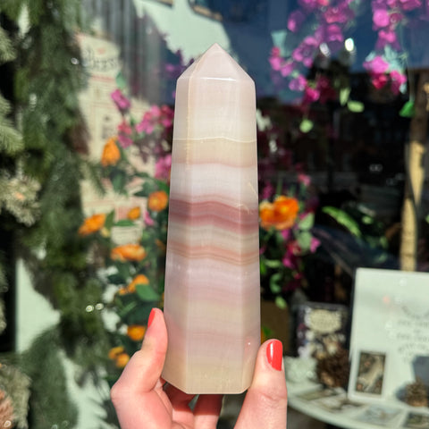 Ravenstone Crystals Watermelon Calcite "Hollis"