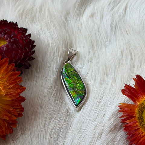 Ravenstone Crystals Ammolite Necklace "Carol"