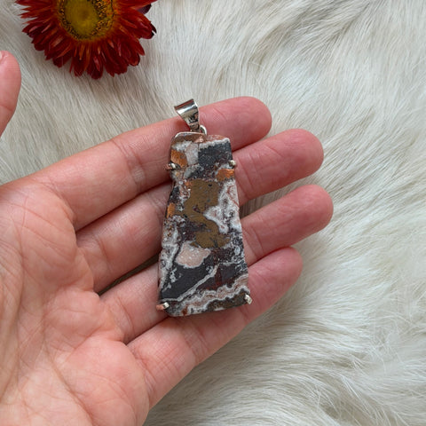 Ravenstone Crystals Copper Dolomite Necklace "Michaela"