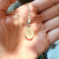 Ravenstone Crystals Libyan Desert Glass Necklace "Sandy"