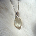 Ravenstone Crystals Libyan Desert Glass Necklace "Sandy"