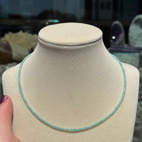 Ravenstone Crystals The Dainty Amazonite Necklace