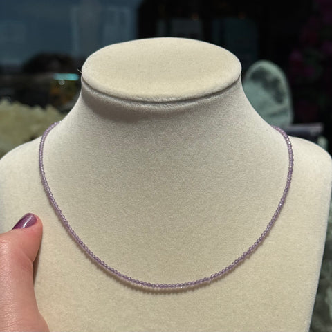 Ravenstone Crystals The Dainty Amethyst Necklace