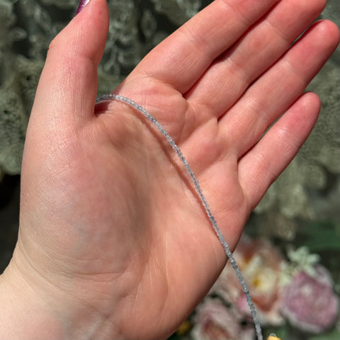 Ravenstone Crystals The Dainty Aquamarine Necklace
