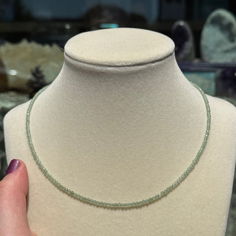 Ravenstone Crystals The Dainty Aventurine Necklace