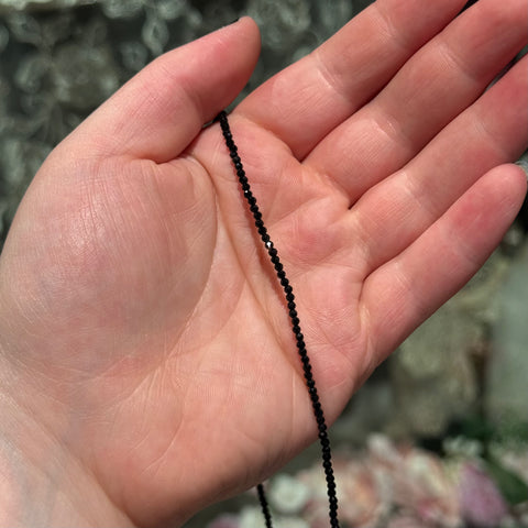 Ravenstone Crystals The Dainty Black Tourmaline Necklace