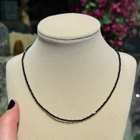 Ravenstone Crystals The Dainty Black Tourmaline Necklace