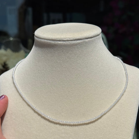 Ravenstone Crystals The Dainty Clear Quartz Necklace