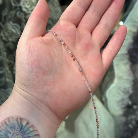Ravenstone Crystals The Dainty Fire Quartz Necklace