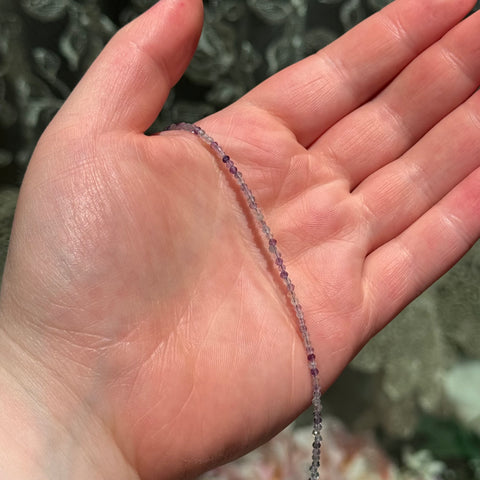 Ravenstone Crystals The Dainty Fluorite Necklace