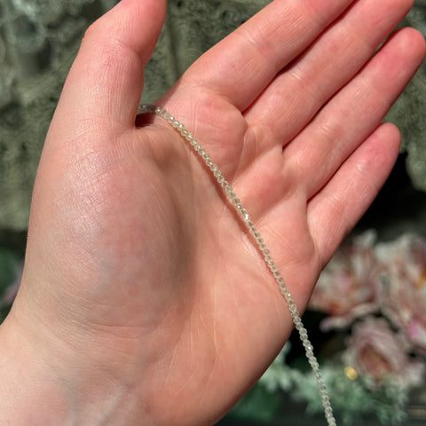 Ravenstone Crystals The Dainty Prehnite Necklace