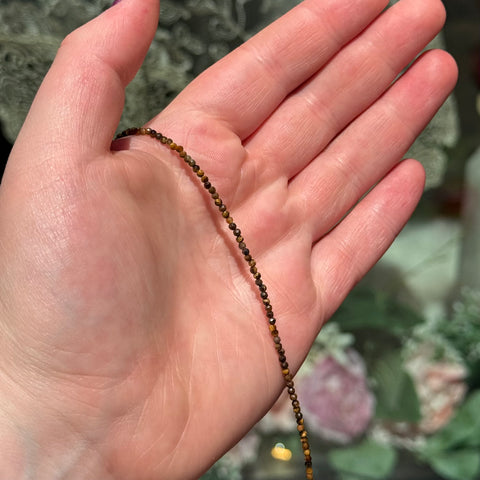 Ravenstone Crystals The Dainty Tiger's Eye Necklace