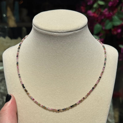 Ravenstone Crystals The Dainty Tourmaline Necklace