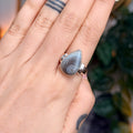 Ravenstone Crystals Agate Ring "Annette" - Size 8.5