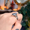 Ravenstone Crystals Agate Ring "Annette" - Size 8.5
