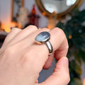 Ravenstone Crystals Agate Ring "Chrissy" - Size 6.5
