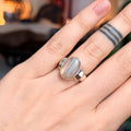 Ravenstone Crystals Agate Ring "Maeve" - Size 6