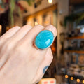 Ravenstone Crystals Amazonite Ring "Angelica" - Size 7
