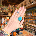 Ravenstone Crystals Amazonite Ring "Angelica" - Size 7