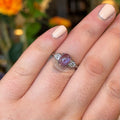 Ravenstone Crystals Amethyst Ring "Rita" - Size 7