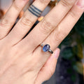 Ravenstone Crystals Blue Kyanite Ring "Demi" - Size 10